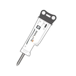Sound Surpressed Hydraulic Breaker BLT-155