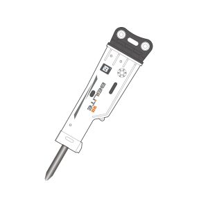 Sound Surpressed Hydraulic Breaker BLT-185