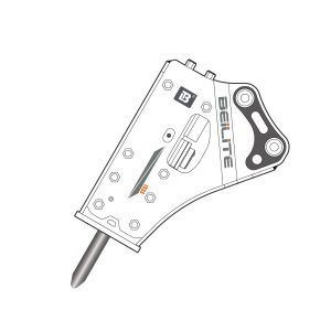 Side Mounted Hydraulic Breaker BLT-155