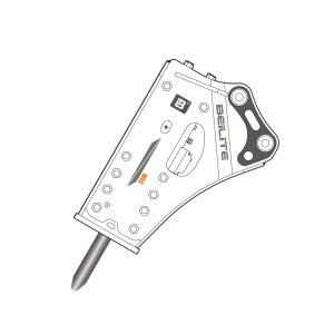 Side Mounted Hydraulic Breaker BLT-165