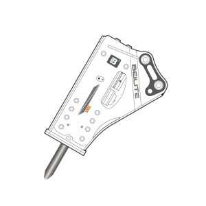 Side Mounted Hydraulic Breaker BLT-200