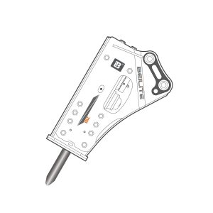 Side Mounted Hydraulic Breaker BLT-210