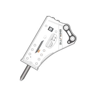 Side Mounted Hydraulic Breaker BLT-235