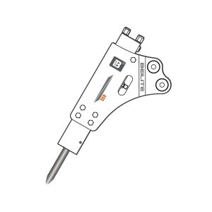 Side Mounted Hydraulic Breaker BLT-45