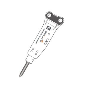 Top Mounted Hydraulic Breaker BLT-53