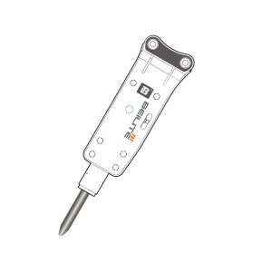 Top Mounted Hydraulic Breaker BLT-75