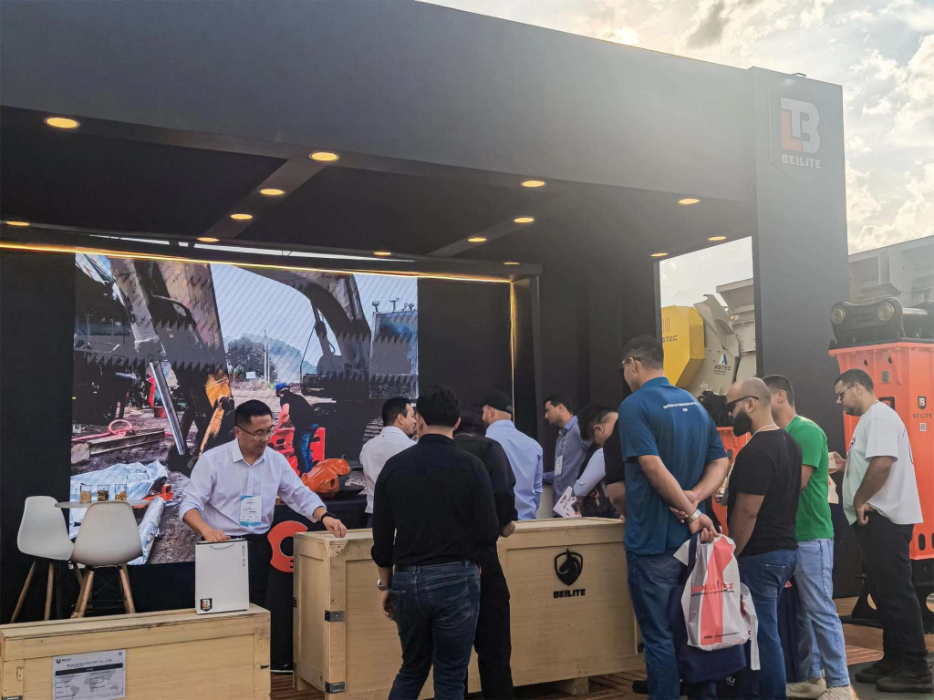 BEILITE Hydraulic Breakers at EXPOSIBRAM 2026 in Brazil